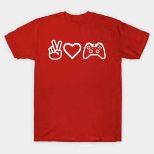 Peace Love Gaming T-Shirt